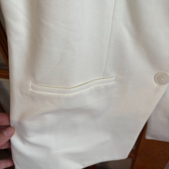 Anthropologie White Button-Down Top - Picture 8 of 14